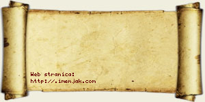 Anđela Hrnjak vizit kartica